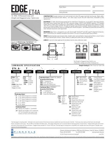 pinnacle architectural lighting ev3ww spec sheet villa lighting