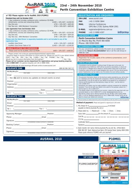 AusRAIL 2010 P10M01WEBPDF.pdf - Informa Australia