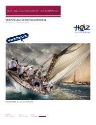 HOZ HOCHSEEZENTRUM INTERNATIONAL AG