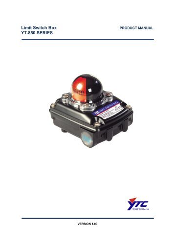Limit Switch Box YT-850 SERIES - Young Tech Co.,Ltd