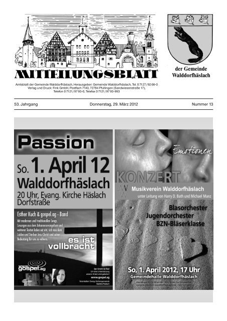 Donnerstag, 29.03.2012 - Walddorfhäslach