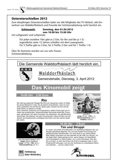 Donnerstag, 29.03.2012 - Walddorfhäslach