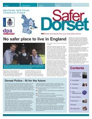 No safer place to live in England - Dorset Police