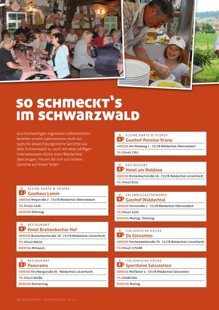 Gästekatalog 2012 (pdf) - Waldachtal