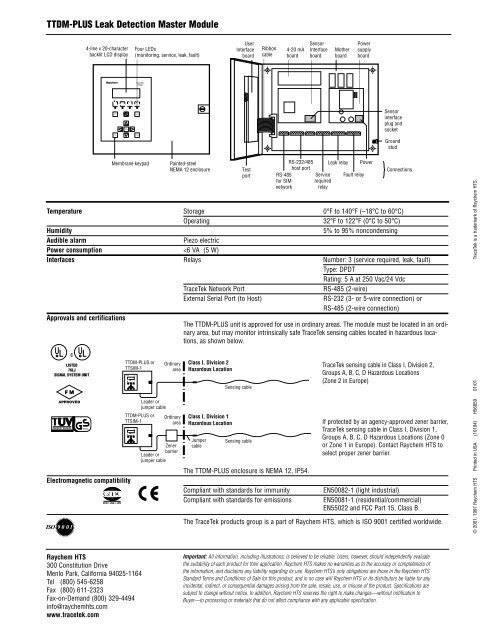 TTDM-PLUS - California Detection Systems