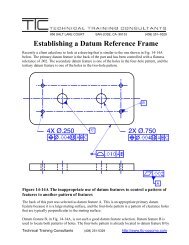 Establishing a Datum Reference Frame - Technical Training ...