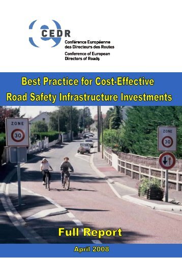 Best practice for cost-effective road safety infrastructure - CEDR