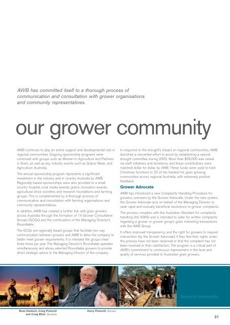 AWB Limited - 2003 Annual Report