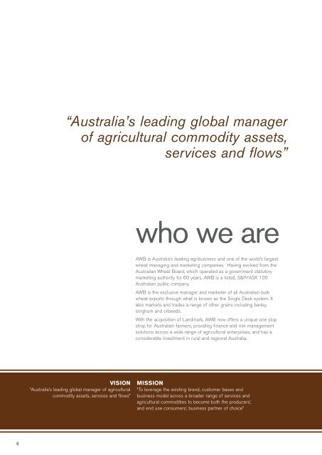 AWB Limited - 2003 Annual Report