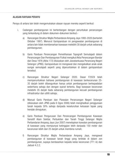 Selangor Appeal Board Issue1 - JPBD Selangor