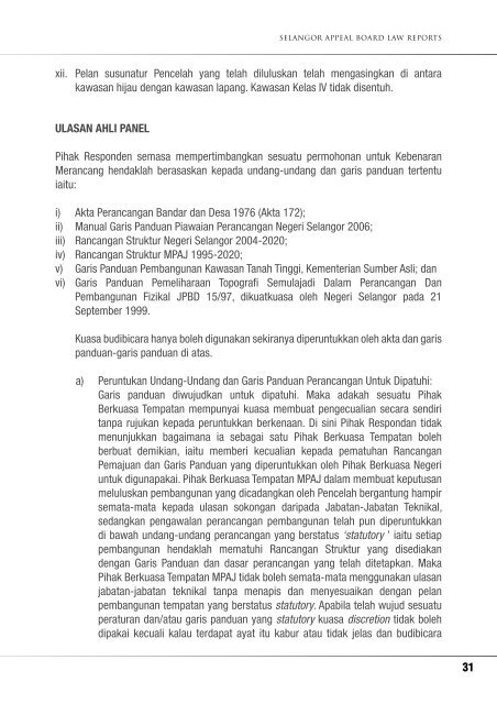 Selangor Appeal Board Issue1 - JPBD Selangor