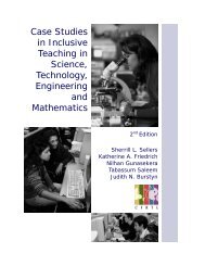 Case Studies in Inclusive Teaching in Science ... - CIRTL Network