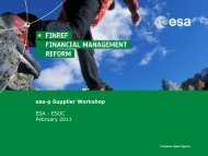 Subject: Important notice for ESA suppliers using esa-p Dear