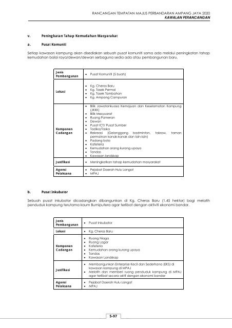 rancangan tempatan majlis perbandaran ampang ... - JPBD Selangor