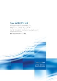 Tyco Water Wang Vari-Tap Ductile Iron Tapping Saddle - wsaa.asn.au