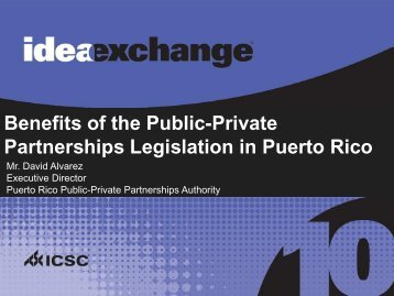 Benefits of the Public-Private Partnerships Legislation in Puerto Rico