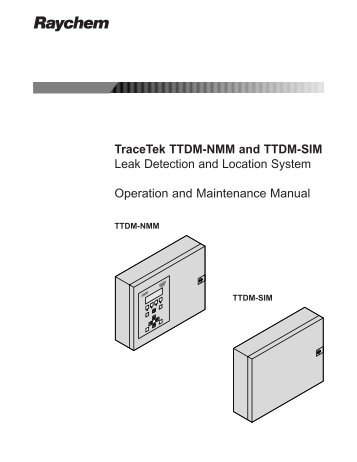 TTDMâNMM and - California Detection Systems