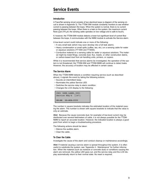 TTDMâNMM and - California Detection Systems