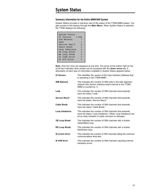 TTDMâNMM and - California Detection Systems