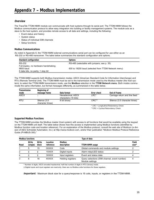 TTDMâNMM and - California Detection Systems