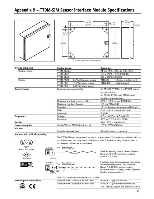 TTDMâNMM and - California Detection Systems