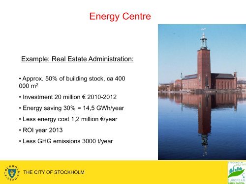 Systematic Climate & Energy Action Work in Stockholm - geo.power