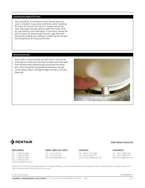 TT-RISER-KIT DAB-9 - Pentair Thermal Controls