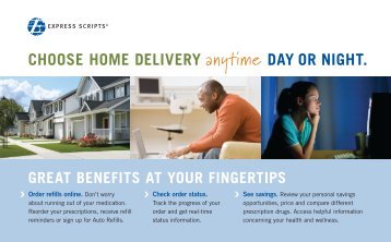 Express Scripts Home Delivery Flyer