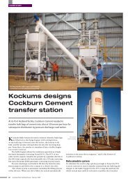 Kockums designs Cockburn Cement transfer station - Informa Australia
