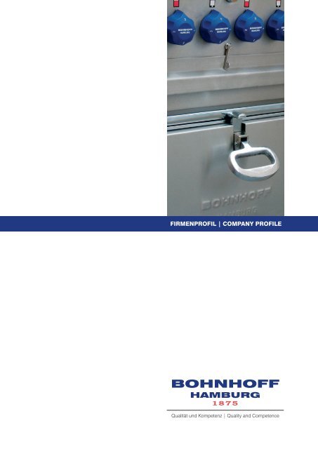 FIRMENPROFIL | COMPANY PROFILE - Bohnhoff GmbH ...