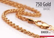 750 / Gelbgold-Basisprogramm Colliers - Binder FBM
