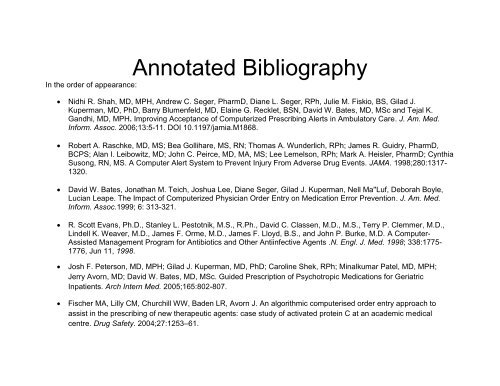 Annotated Bibliography_Final.pdf - AHRQ National Resource ...