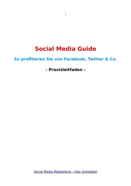 Social Media Guide