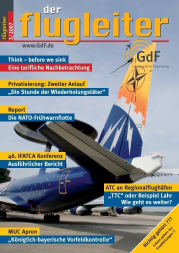 Königlich bayerische Vorfeldkontrolle - GdF Gewerkschaft der ...