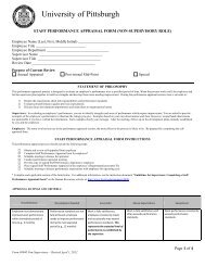 Staff Performance Appraisal Form #0040 - Non Supervisory Role