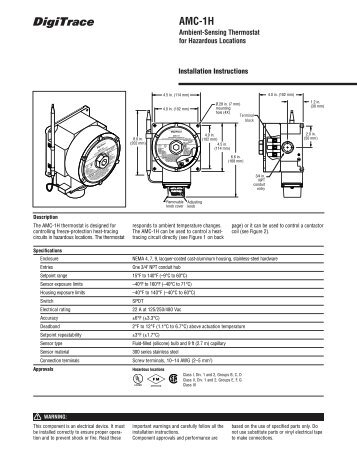 AMC-1H Installation Instructions