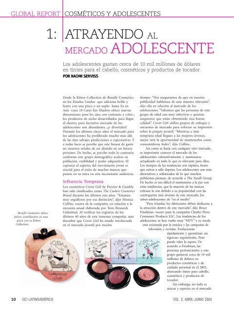 Los adolescentes pueden ser volubles - Cosmetics Latinoamérica