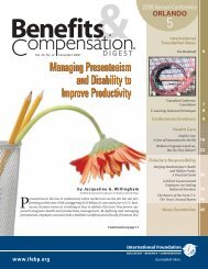 Managing Presenteeism and Disability to Improve Productivity ...