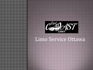 Limo Service Ottawa