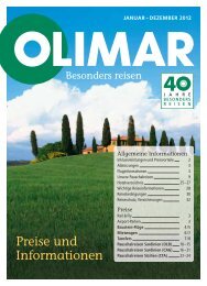 Preise und Informationen - Olimar