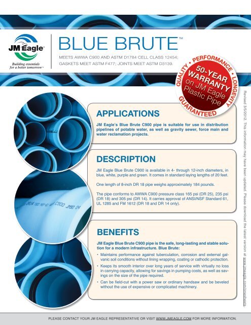 Blue Brute(C900) - JM Eagle