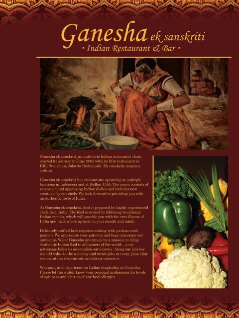 Ganesha Bri Ii Food Menu Pdf