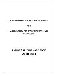 2010‐2011 - Jain International Residential School