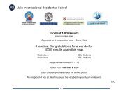 Excellent 100% Results - Jain International Residential School