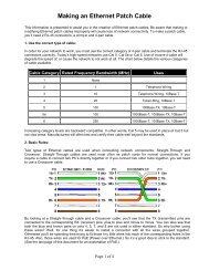 Making an Ethernet Patch Cable - vspclil-physicallayer - home