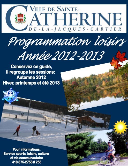 PROGRAMMATION - Ville de Sainte-Catherine-de-la-Jacques-Cartier