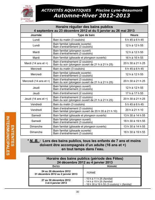 PROGRAMMATION - Ville de Sainte-Catherine-de-la-Jacques-Cartier