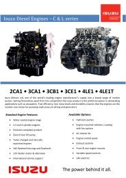 Isuzu Diesel Engines - Engines Plus