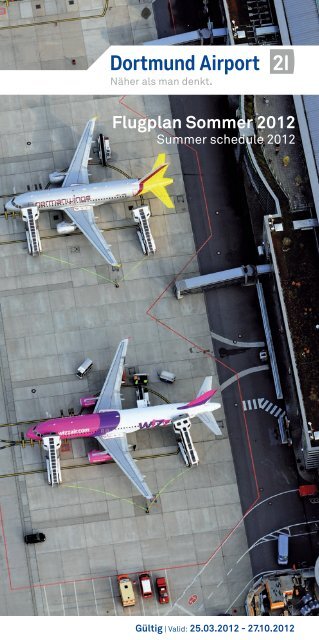 Flugplan Sommer 2012 - Dortmund Airport