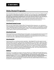 Delta Dental Programs - Delta Dental of Virginia